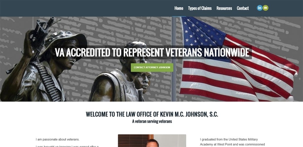 Kevin MC Johnson verteran serving veterans