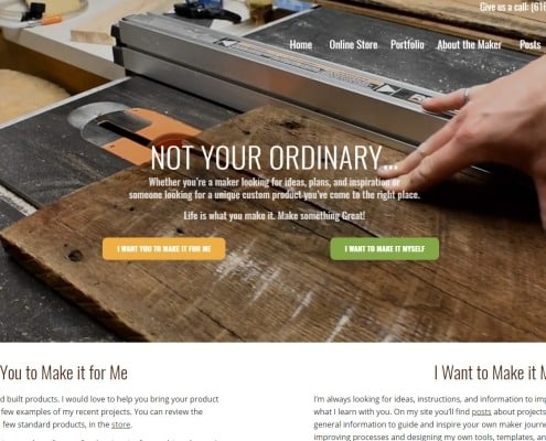 custom designed woodworking