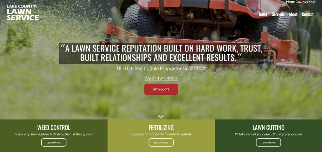 Lake Country Lawn Service lawn services