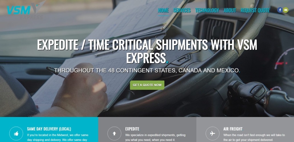 VSM-Express expedited shipping