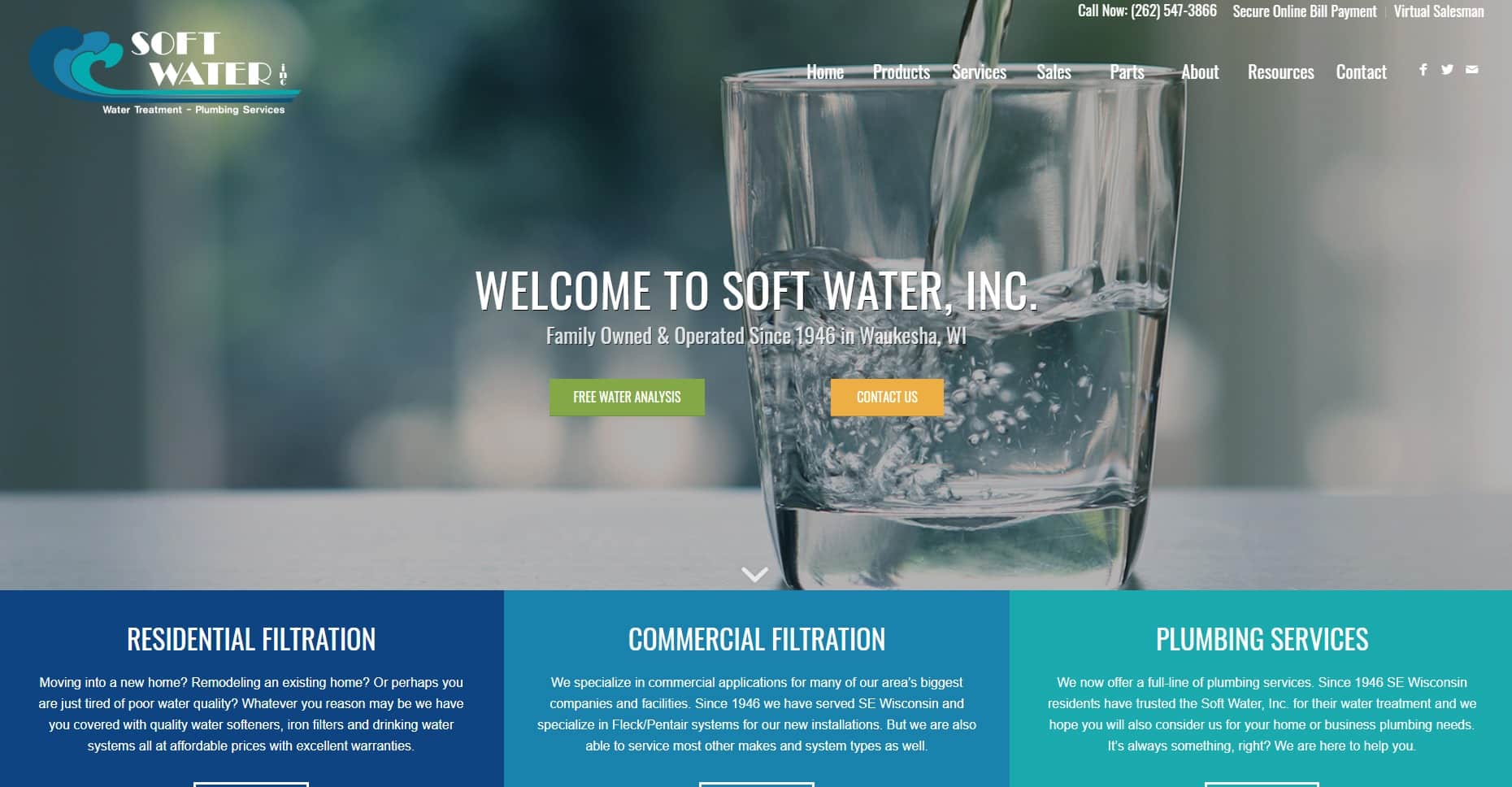 Soft Water Inc water filtration